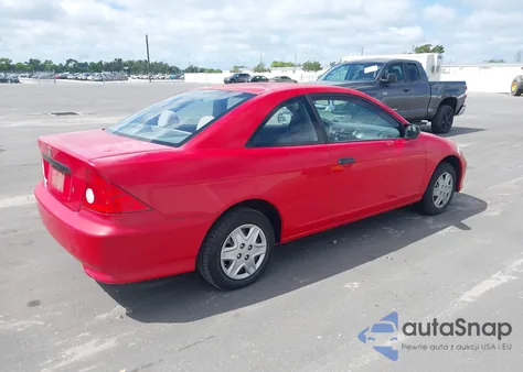 2004 Honda Civic Vp from USA, damaged, VIN 1HGEM221X4L048008